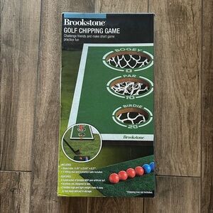 New Brookstone Golf Chipping Game with Green and Red Accents